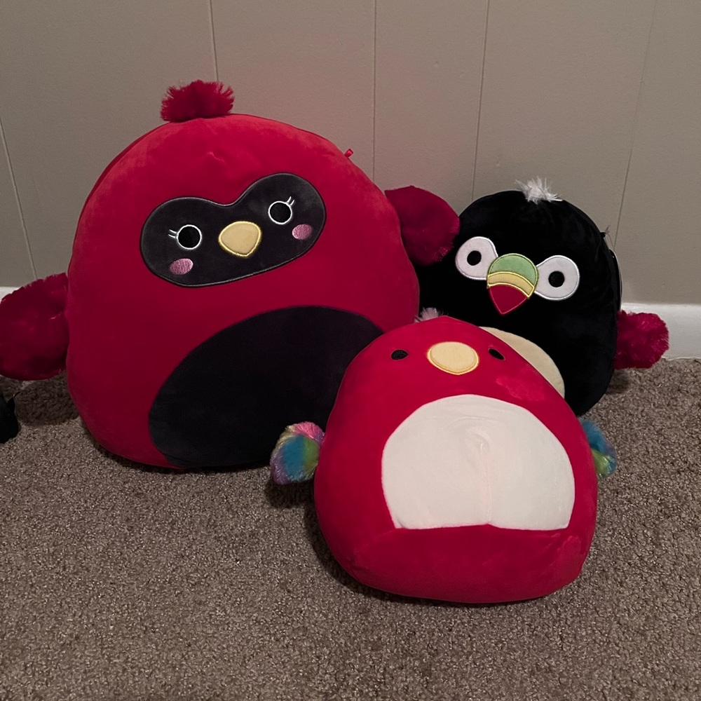 Squishmallow bird bundle
